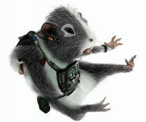 Puzzle Agent Juarez le cochon d'Inde ou cobaye, l'expert en arts martiaux de l'équipe G-Force