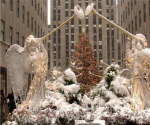 Puzzle Angels au Rockefeller Center