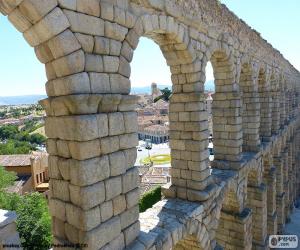 Puzzle Aqueduc de Ségovie, l'un des monuments romains les plus importants et les mieux conservés en Espagne et dans la péninsule ibérique