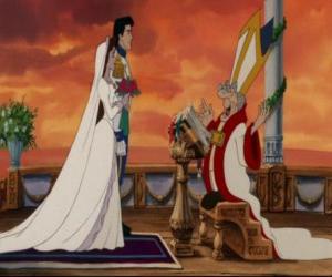 Puzzle Ariel et du prince Eric le jour de leur mariage
