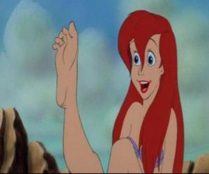 Puzzle Ariel, la sirène femme