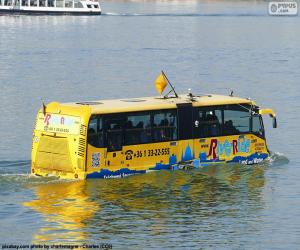 Puzzle Autobus amphibie
