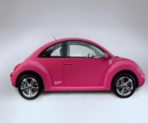 Puzzle Barbie voiture Volkswagen Beetle