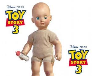 Puzzle Big Baby est une poupée très gros comme un vrai bébé