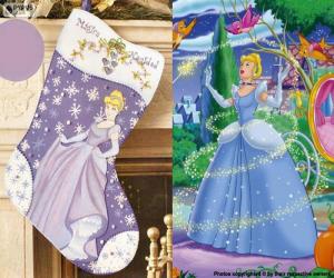 Puzzle botte de Noël de Cendrillon