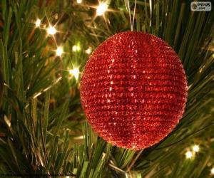 Puzzle Boule de Noël décorée