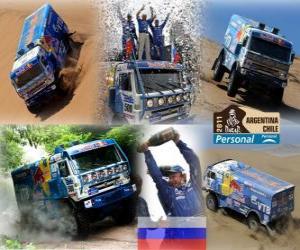 Puzzle Camion champion Vladimir Chagin Dakar 2011