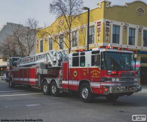 Puzzle Camion de pompiers