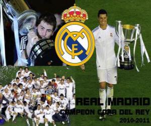 Puzzle Champion du Real Madrid Copa del Rey 2010-2011
