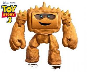 Puzzle Chunk est un monstre de bois, l'un des nouveaux personnages de Toy Story 3
