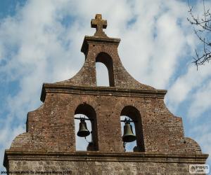 Puzzle Clocher d'une église