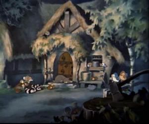 Puzzle Cottage des sept nains