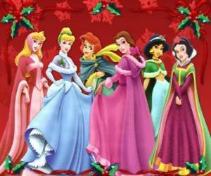 Puzzle Disney Princesses de décorations de Noël