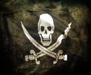 Puzzle Drapeau pirate (Drapeau avec le crâne)
