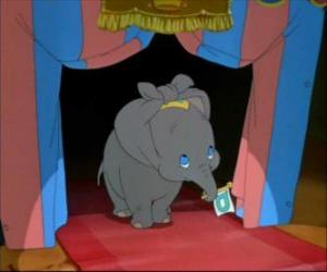 Puzzle Dumbo dans le spectacle de cirque