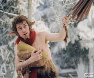 Puzzle Faun Tumnus dans le commencement est au service de la Sorcière Blanche, mais parce que ils aiment ce que trahit avec Lucie.