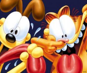 Puzzle Garfield et Odie, faire un fou