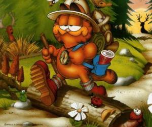 Puzzle Garfield randonneur