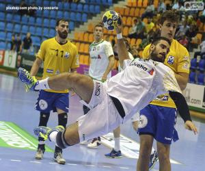 Puzzle Handball - Joueur pour lancer