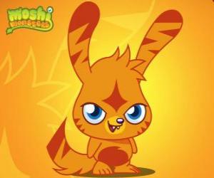 Puzzle Katsuma. Moshi Monsters. Un petit lapin