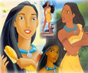 Puzzle La belle princesse indienne Pocahontas
