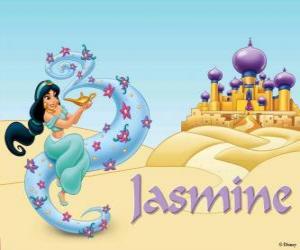 Puzzle La belle princesse Jasmine, la fille du sultan