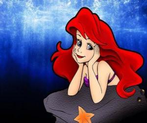 Puzzle La Petite Sirène Ariel avec son prince charmant