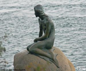Puzzle La petite sirène, Copenhague, Danemark