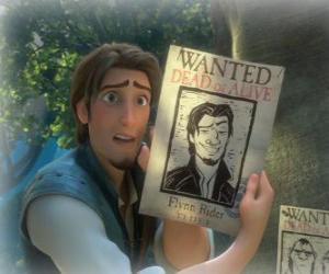 Puzzle Le charmant Flynn Rider est bandit le plus recherché du royaume