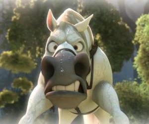 Puzzle Le cheval, un ami de Maximus Rapunzel