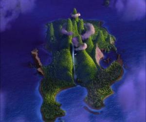 Puzzle Le Pays des Fées, un secret bien gardé de profondeur dans le Pays de Neverland où elles vivent toutes les fées de Disney