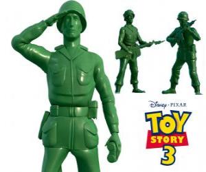 Puzzle Le sergent est le chef des soldats en plastique de Andy