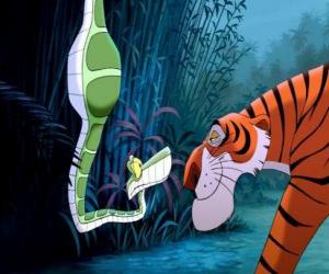 Puzzle Le serpent Kaa et le tigre Serekan 