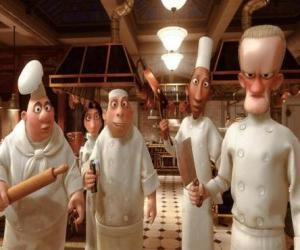 Puzzle Les cuisiniers voulons attraper les souris