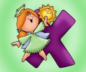 Puzzle Lettre X