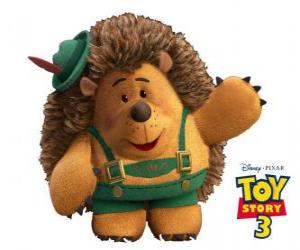 Puzzle M. Pricklepants est un hérisson de jouet, c'est un jouet de Bonnie