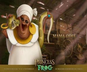 Puzzle Mama Odie, la prêtresse vaudou bonne, mais excentrique, un marécage