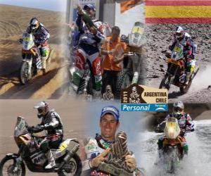 Puzzle Marc Coma 2011 champion de moto Dakar