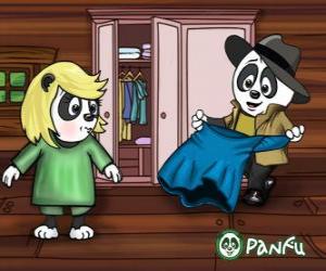 Puzzle Max la recherche d'une robe pour Penny