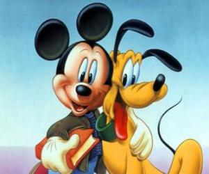 Puzzle Mickey Mouse et Pluto