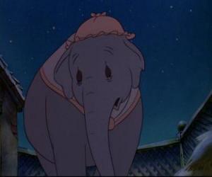 Puzzle Mme Jumbo est triste parce que son bébé à venir