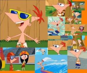 Puzzle Phineas sur plusieurs images