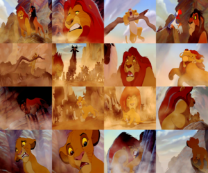 Puzzle Plusieurs images de Le Roi Lion