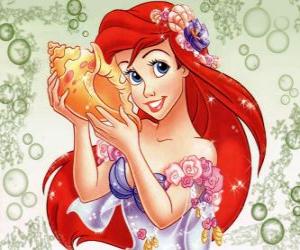 Puzzle Portrait d'Ariel, la petite sirène