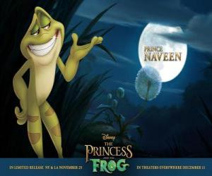 Puzzle Prince Naveen se transforme en grenouille