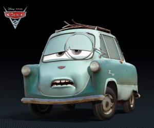 Puzzle Professeur Zündapp, professeur Z, l'un des antagonistes de Cars 2