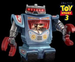 Puzzle Sparks est un robot jouet à les maternelles Sunnyside dans Toy Story 3