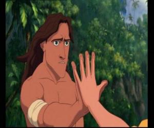 Puzzle Tarzan et Jane est tiré de cette situation et son père est retourné en Angleterre
