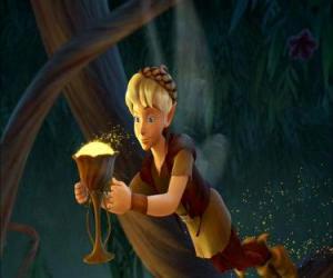 Puzzle Terence est la coupe pleine de poussière magique pour être né Tinker Bell ou Bell