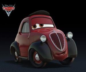 Puzzle Topolino oncle, l'oncle de Luigi, une voiture Fiat 500